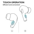 thumbnail image 3 of Bluetooth Earbuds Noise Cancelling Touch Screen Headphone for Workout, 3 of 5