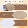thumbnail image 5 of DIY Imitation Fabric with Paper Back for Book Binding Velvet Box Making Tan 300x1300mm, 5 of 5