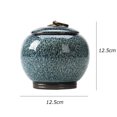thumbnail image 2 of Kiln Change Tea Canister Ceramic Medium Storage Sealed Green Black Tea Loose Leaf Tea Canister Fresh Tea Set, 2 of 6