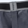 thumbnail image 5 of TANBOM Men's Bulge Enhancing Briefs Mesh Nylon Underwear Black/Gray XXL 2-Pack, 5 of 6