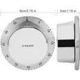 thumbnail image 3 of Stainless Steel Kitchen Timer Mechanical Wind-up Timer Reminder for Cooking Baking Mechanical Cooking Timer with Loud Alarm for Kitchen Cooking Baking No Batteries Required, 3 of 10