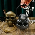 thumbnail image 4 of Baywell Scary Halloween Doorbell Skull Trick Toys, Haunted House Party Supplies Light up Door Hanging, 4 of 8