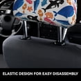 thumbnail image 4 of Kdxio Cute Sea Animals Pattern Print 2 Piece Car Head Rest Covers Set Auto Front/Rear Seats Headrest Cover Universal Fit Most Cars,Sedan, SUV, 4 of 9