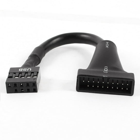 12cm USB 3.0 20Pin Header Male to USB 2.0 9Pin Female Adapter Cable Cord