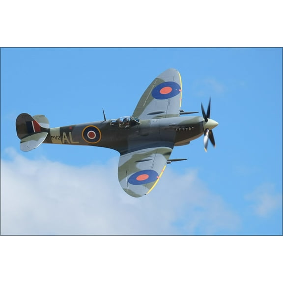 24"x36" Gallery Poster, Supermarine Spitfire Mark IX