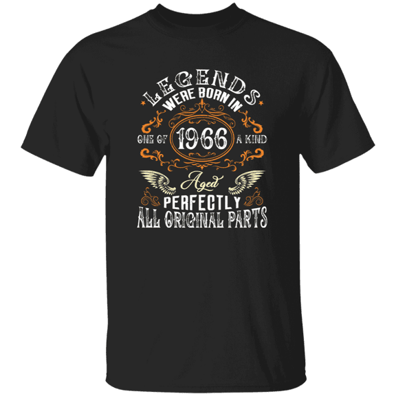 Vintage Legend Were Born In 1966 59 Years Old 59Th Birthday Decorations Men Women T-Shirt