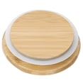 thumbnail image 4 of Aiihoo Bamboo Mason Jar Lids Wide Mouth Storage Canning Jar Caps , Mini Regular Mason Jar Cover Wood Color H 100mm, 4 of 7