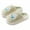 Green, variant on 1 Pair Women Winter Slippers Thick Plush Cartoon Rabbit Thick Flat Sole Anti skid Slip on Warm Cozy Dorm Slippers Purple S