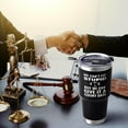 thumbnail image 6 of Lawyer Appreciation Gifts for Men, Christmas Gifts for Law Students Teachers Attorney Paralegal, 30oz Stainless Steel Travel Tumbler, We Can''t Fix Stupid But We Can Give It A Court Date, Black, 6 of 6