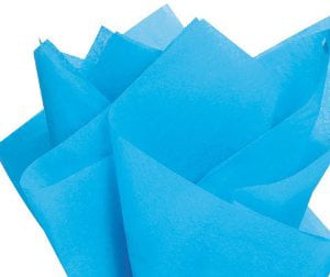 18GSM Sheets TURQUOISE BLUE Tissue Wrapping Paper 35 x 45cm 