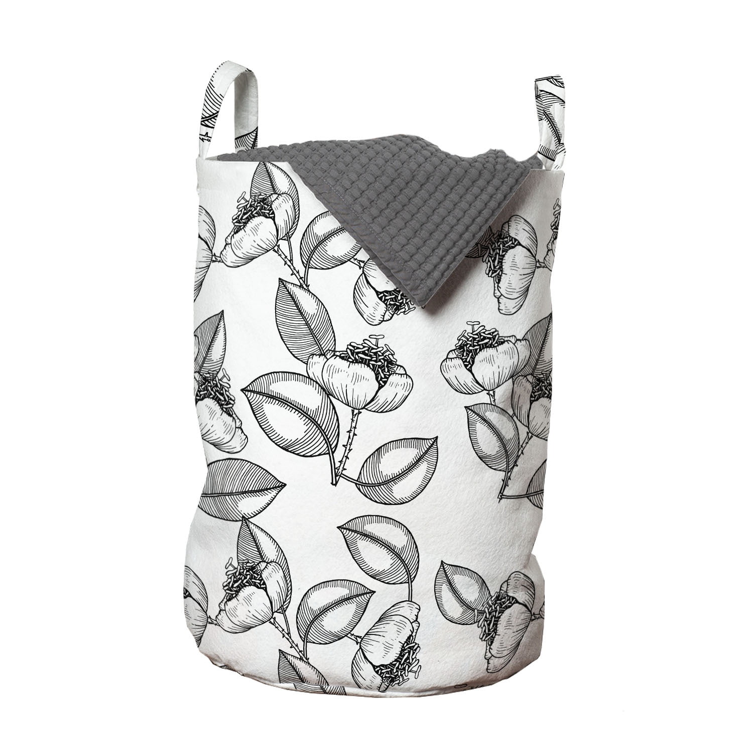 Floral Trippy Laundry Basket