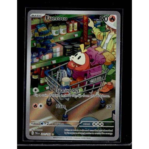 2023 Pokémon Paldea Evolved Fuecoco Illustration Rare #201