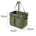 thumbnail image 2 of Bolsa de almacenamiento para acampada con asas, bolsa de asas para uso general táctica plegable para picnic de viaje al aire libre, 2 of 5