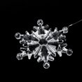 thumbnail image 3 of 2 unids/lote acrílico cristal copo de nieve cadena Garland cortina boda ornamento Home Party Decor, 3 of 8