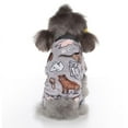 thumbnail image 3 of Pet Soft Sleepwear Comfortable Lovely Pajamas For Small Medium Dogs Autumn & Winter Costume Pet Jacket, 3 of 6