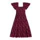 thumbnail image 4 of Vestido midi boho floral de verano 2025 para mujer - Vestido de playa de manga corta y cuello cuadrado, tallas S-XL, 4 of 4