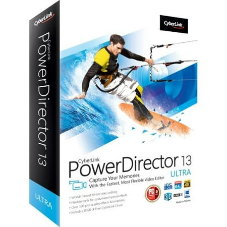 Cyberlink PowerDirector v.13.0 Ultra - Video Editing - DVD-ROM -
