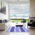 thumbnail image 7 of Ahgly Company Machine Washable Indoor Round Transitional Pastel Blue Area Rugs, 4' Round, 7 of 7
