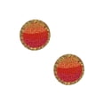 thumbnail image 3 of Juego de aretes y cadena con dije con forma de Estrella de mar, plata mexicana ley .925, Naranja, 3 of 5