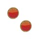 thumbnail image 3 of Juego de aretes y cadena con dije con forma de Estrella de mar, plata mexicana ley .925, Naranja, 3 of 5