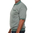 thumbnail image 3 of Classics by Palmland Jacquard Short Sleeve Banded Bottom Shirt, 3 of 4