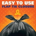 thumbnail image 4 of (2 pack) Hefty Easy Flaps Multipurpose Large Trash Bags, 30 Gallon, 40 Count, 4 of 8