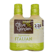 Olive Garden Signature Italian Dressing with Tangy Taste & Creamy Texture Great for Salads Appetizer and Marinades (24 oz.,2 Pack)