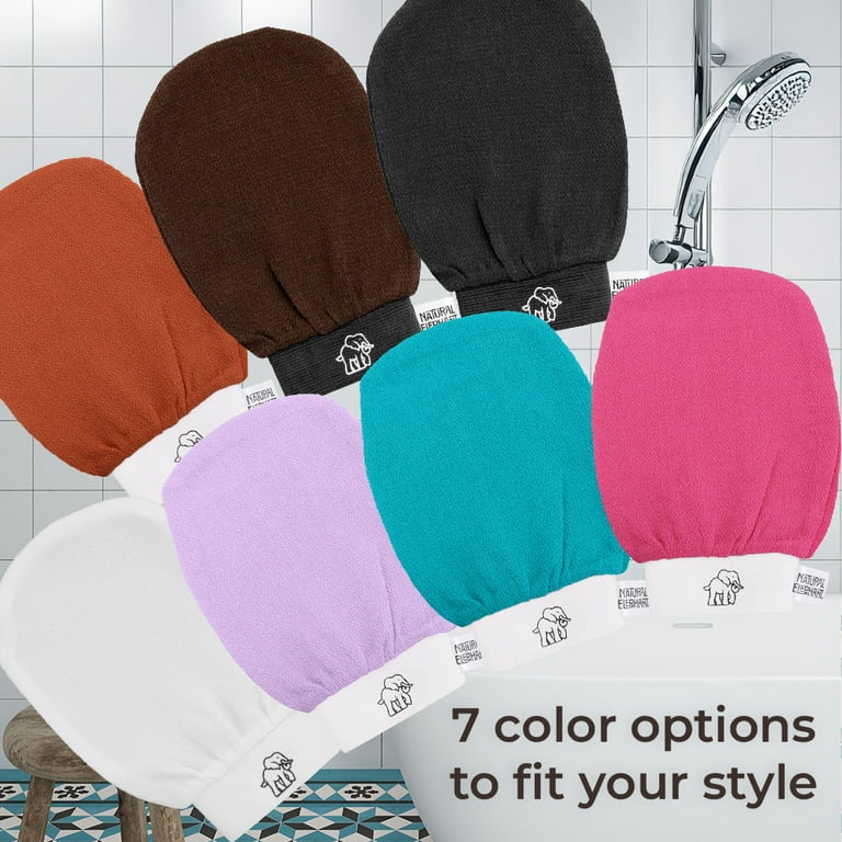 Natural Elephant Exfoliating Hammam Glove, Face and Body Scrub