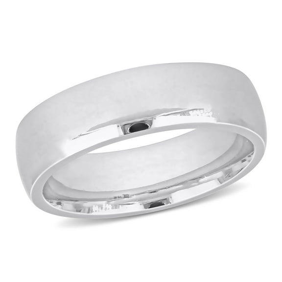 Everly Men's 14k White Gold Wedding Ring