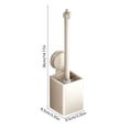 thumbnail image 3 of Toilet Brush With Hard Bristles Bathroom Cleaning Bowl Brush Kit Modern And Compact Toilet Cleaner Brush Long Handle Bristles For Bathroom, 3 of 6
