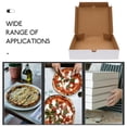 thumbnail image 3 of AURARMLET 30Pcs White Kraft Pizza Boxes Small Corrugated Food Safe Reusable For Takeaway Packaging 7Inch, 3 of 6