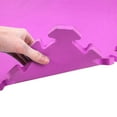 thumbnail image 5 of FlooringInc 5/8" Thick Premium Interlocking Foam Tiles, Pilates, Yoga, Other Aerobic/Cardio Work Outs, Kids Playrooms, Purple, 16 Pack, 5 of 6