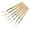 Burlywood, variant on 7Pcs Painting Spatula Kit with Wooden Handle Stainless Oil Painting Art Palette Scraper Painting Accessories