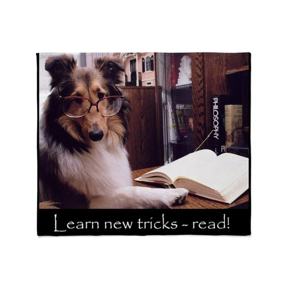 CafePress - Smart Sheltie Throw Blanket - Soft Fleece Throw Blanket, 50"x60" for All Ages