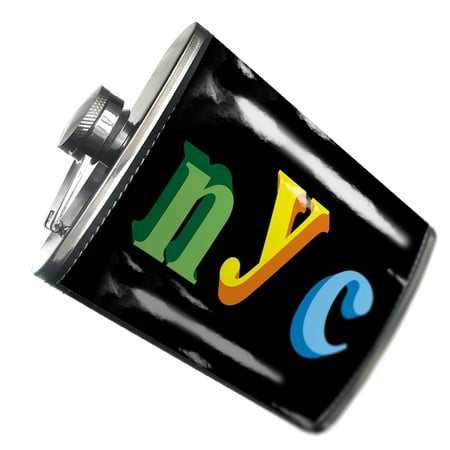 

NEONBLOND Flask NYC Colorful Letters