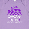 thumbnail image 4 of Inktastic Together, We Fight Alzheimers Awareness Boys or Girls Baby Bodysuit, 4 of 5