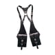 thumbnail image 5 of Mochila tipo chaleco para el hombro, ideal para cosplay, compras, fiestas de disfraces y viajes. Negro, 5 of 9
