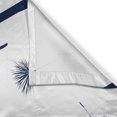 thumbnail image 3 of Ambesonne Dandelion Kitchen Curtains, Flying Flower Elements, 55"x39", Indigo and White, 3 of 3
