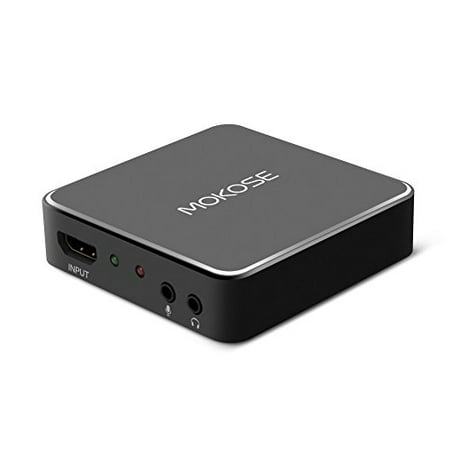 MOKOSE HDMI Live Streaming Game Video Capture Card USB3.0 HD Dongle 1080P 60FPS Grabber Box Device with MIC Audio Mixer for