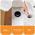 thumbnail image 5 of Craftian 72-Inch Bathroom Vanity with 2 Basins, Wall Mounted Floating Vanity Cabinet with 4 Large Storage Drawers& 4 Open Spaces, 5 of 10