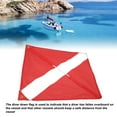 thumbnail image 4 of Diving Flag, Red White Clear Warning International Practical Diver Down Flag  For Boat, 4 of 8