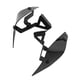 thumbnail image 2 of Deflectores de Viento Kusrkot Acrílicos para Crf 1100 Lda Crf 1100 LA Negro, 2 of 8