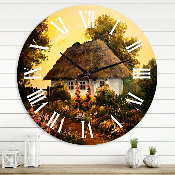 Designart 1 in Quartz Traditional Wall Clock