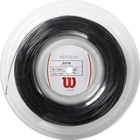 UPC: 0887768277727 | Wilson Revolve Tennis String Reel ( 17G Black )