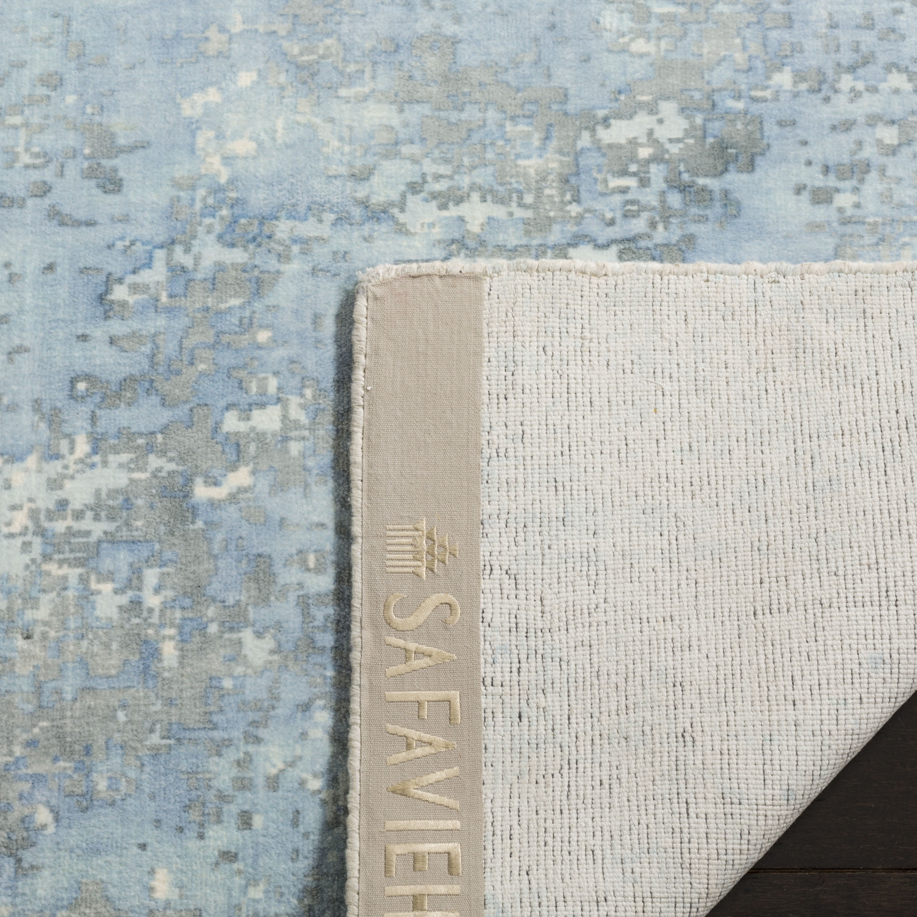 SAFAVIEH Mirage Jeanette Abstract Area Rug, Aqua, 5' x 8'