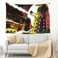 thumbnail image 2 of Doctor Who Tapestry, Anime Wall Poster Art, Wall Tapestry For Bedroom Living Room Dorm Room, Wall Hanging For Festival Party Events Background Photography Backdrop, 60x40 Inch, 2 of 9