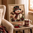 thumbnail image 4 of Christmas 3D Punch Needle Art Kit for Beginners, DIY Fabric Stamping Craft Set With Stand Frame, Vintage Holiday Wall Decor Handmade Gift, 4 of 6