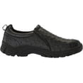 thumbnail image 6 of Roper Cotter Mens Black Faux Leather Ostrich Print Slip-On Shoes 11 D, 6 of 7