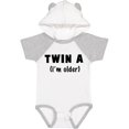 thumbnail image 3 of Inktastic Twin a (i'm Older) Boys or Girls Baby Bodysuit, 3 of 5