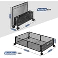 thumbnail image 5 of 26-27 Under Bed Rolling Storage Foldable Metal Under Bed Storage Organizer Drawer, 5 of 5